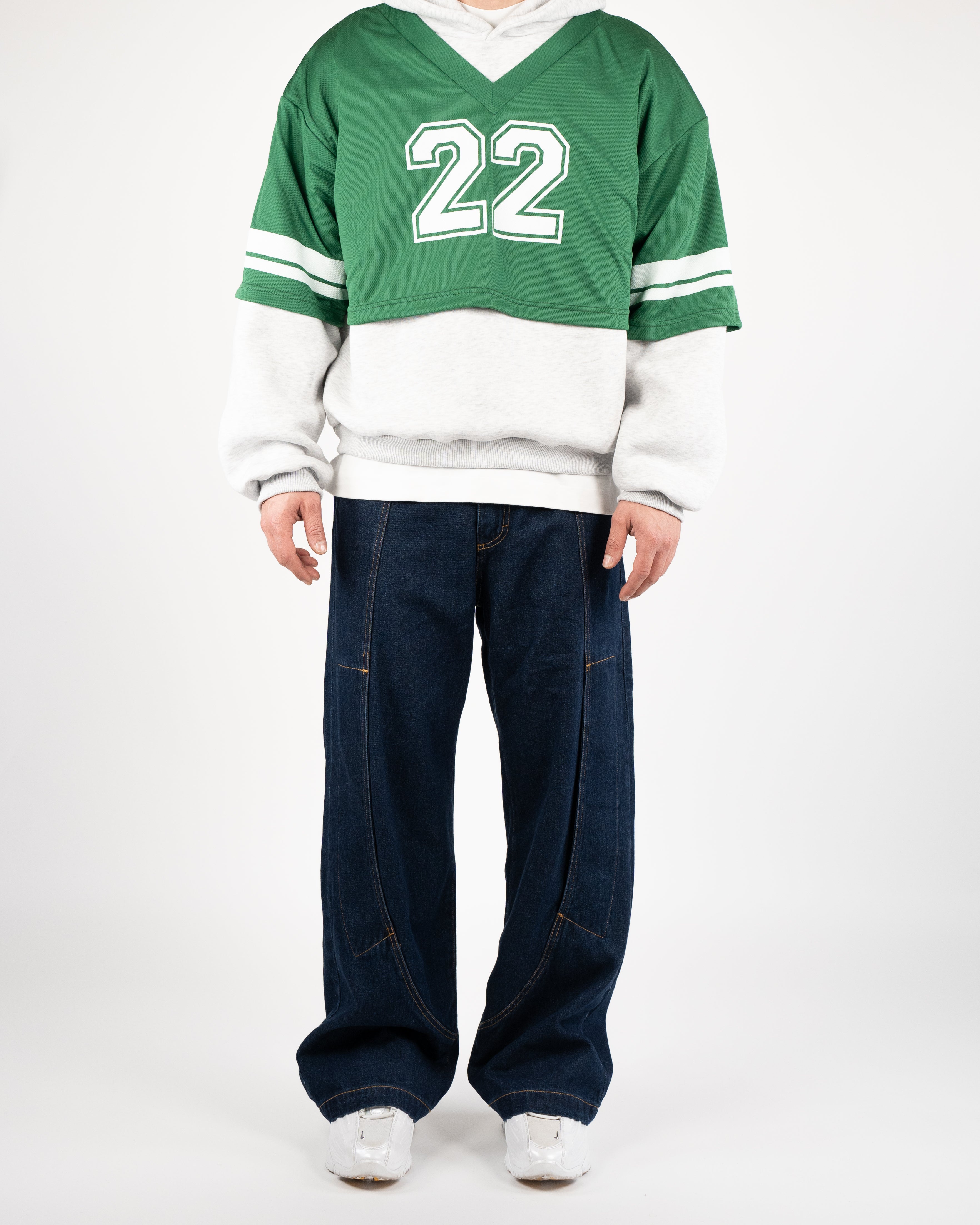 FELPA MYAMY TWENTY-TWO GREY/GREEN
