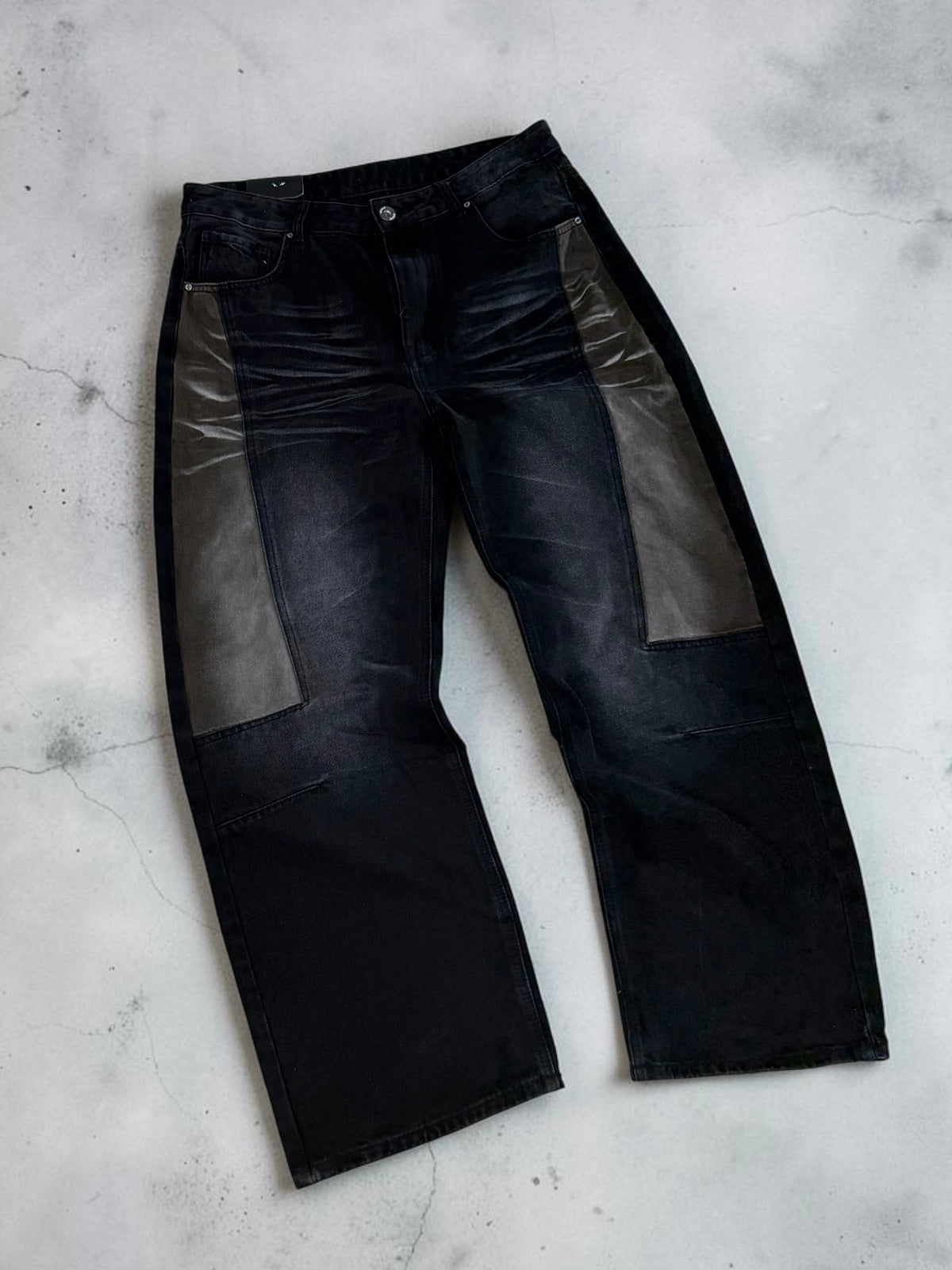 Jeans Baggy Insert Brown